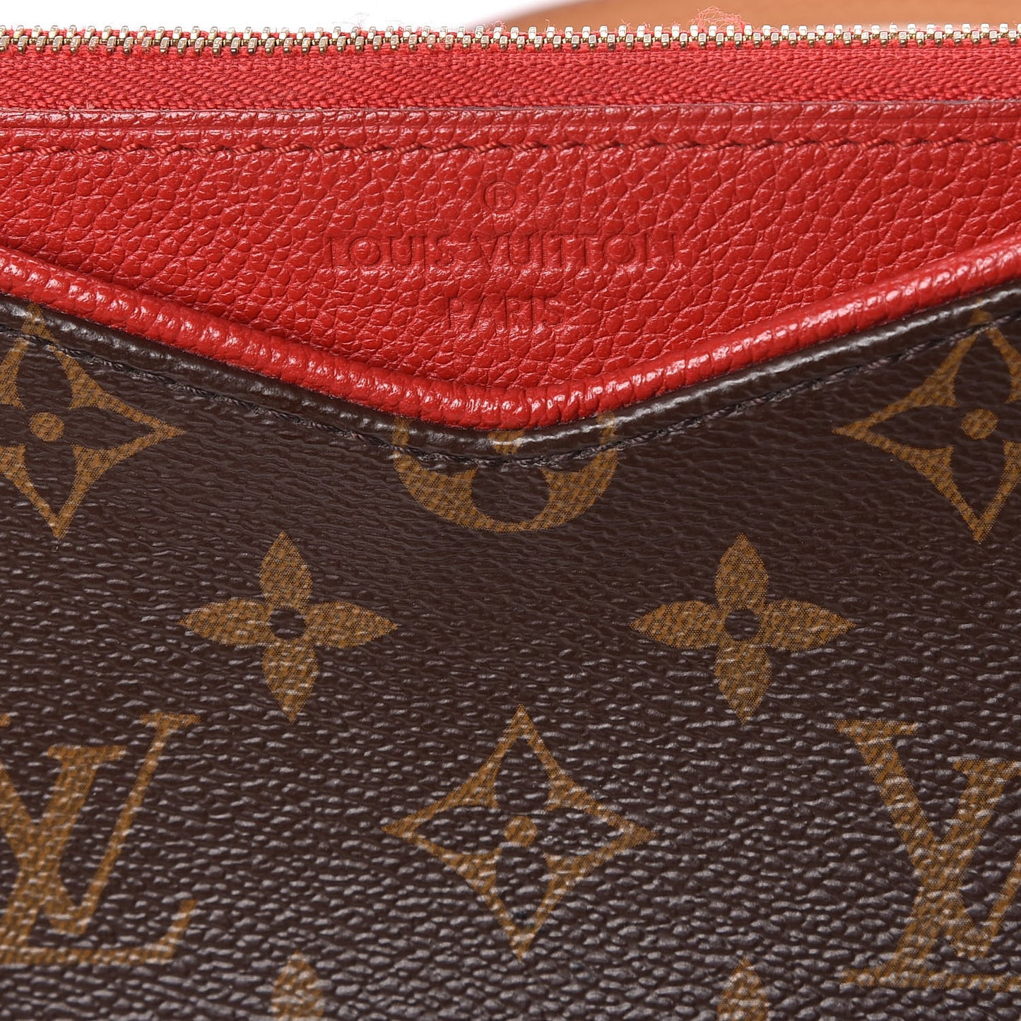 Monogram Pallas Clutch Cherry
