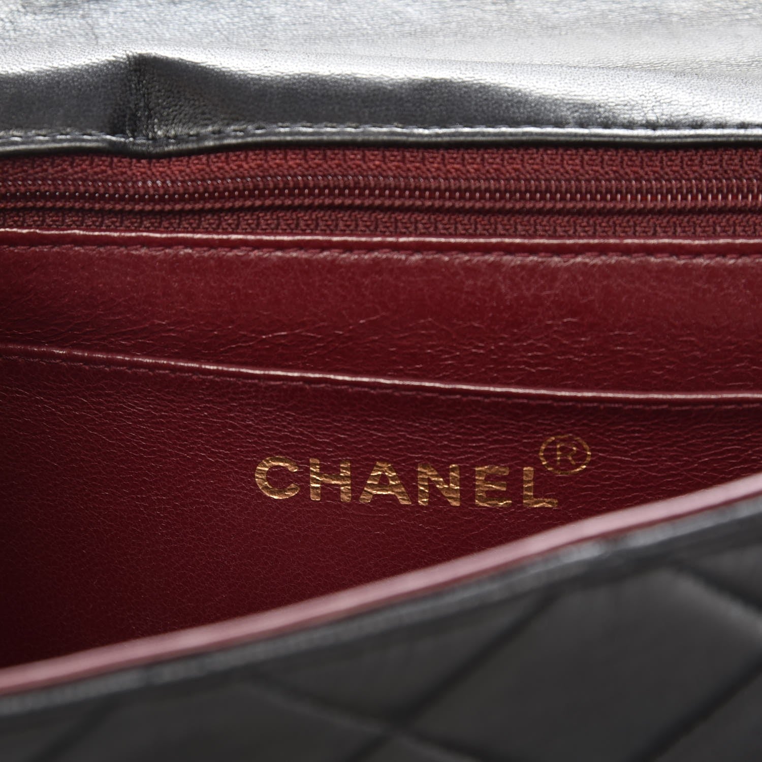 Chanel Lambskin Quilted Medium Single Flap Black 6 of 8