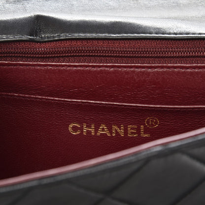 Chanel Lambskin Quilted Medium Single Flap Black 6 of 8