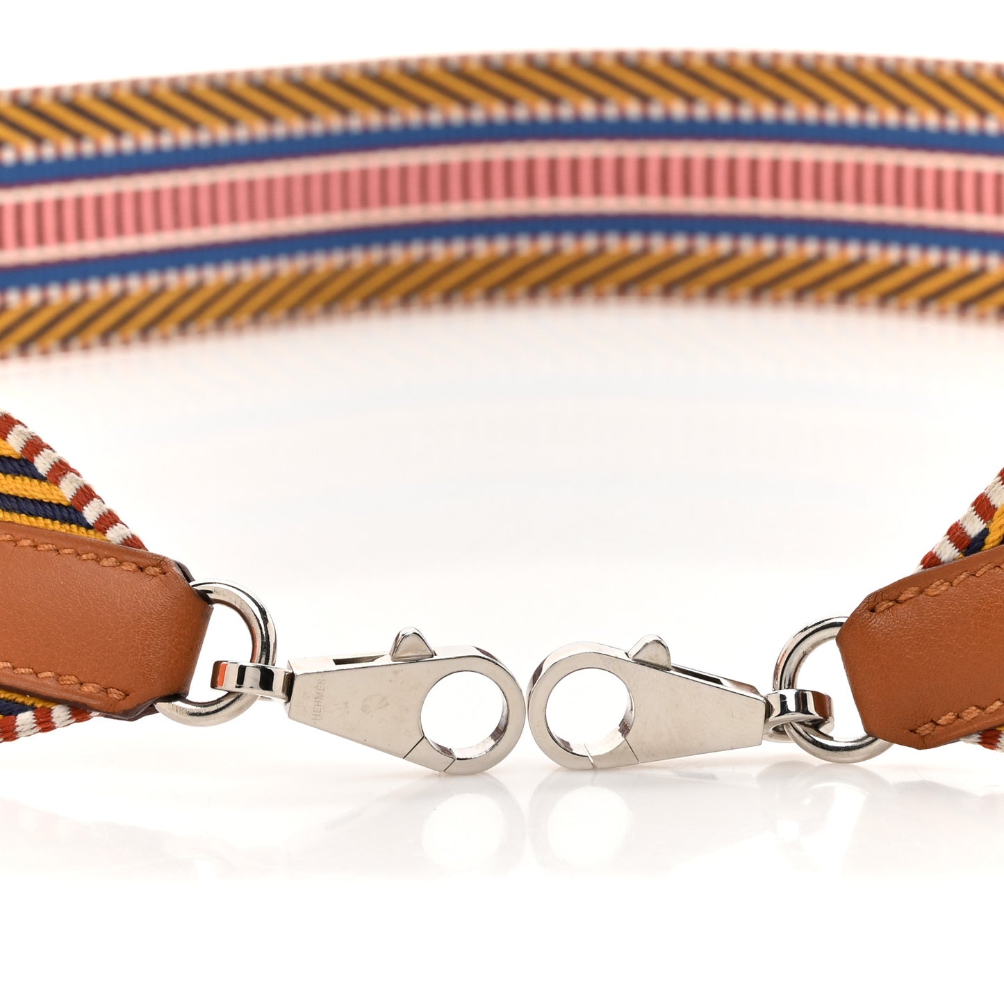 Toile Swift 50mm Sangle Cavale Shoulder Strap Ambre Rose D'Ete Gold