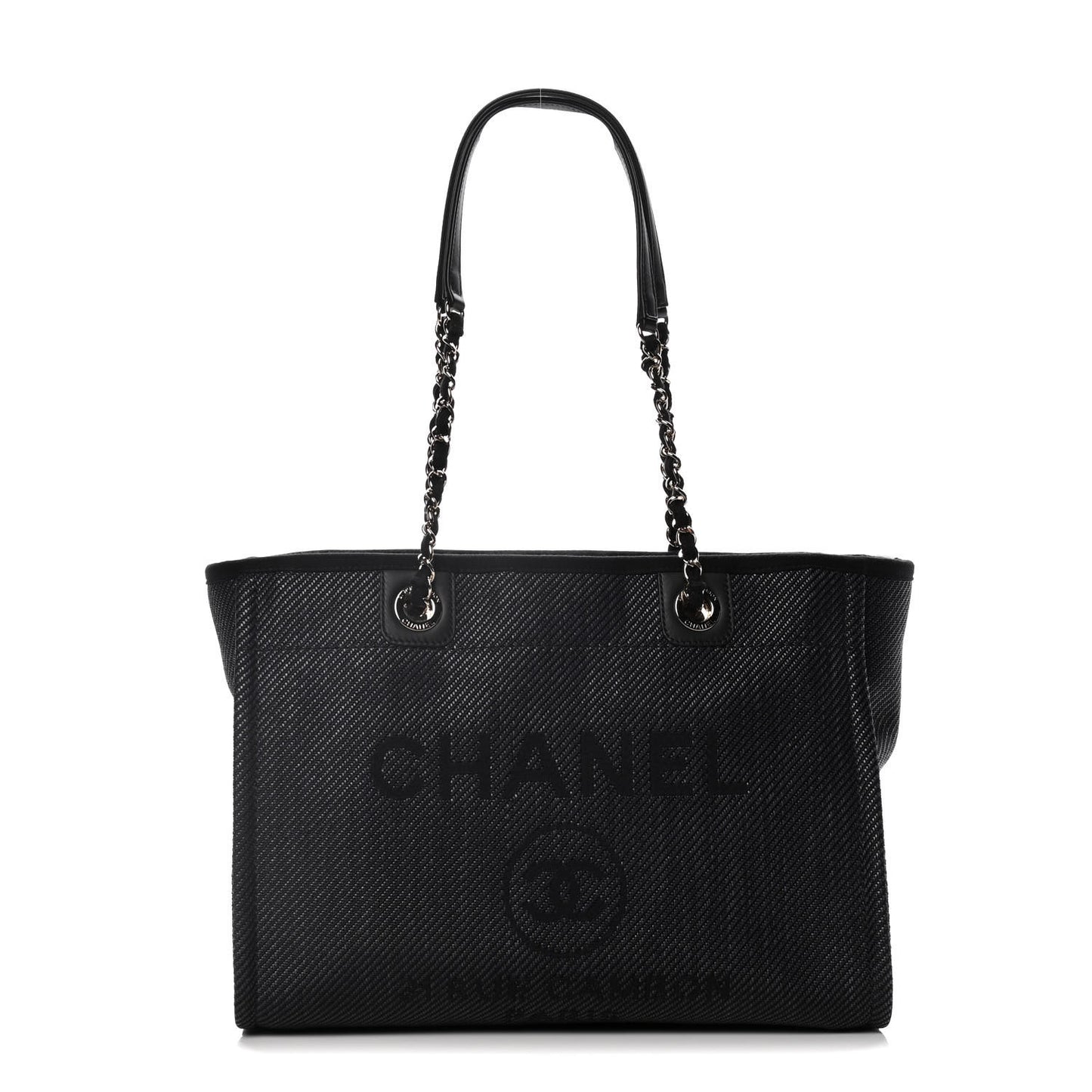 Mixed Fibers Small Deauville Tote Black