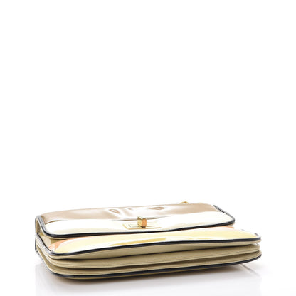 Chanel Patent Striped Mademoiselle Flap Multicolor 4 of 11