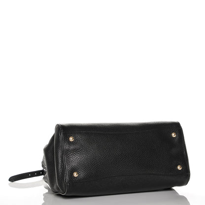 Prada Vitello Daino Top Handle Tote Nero Black 4 of 7