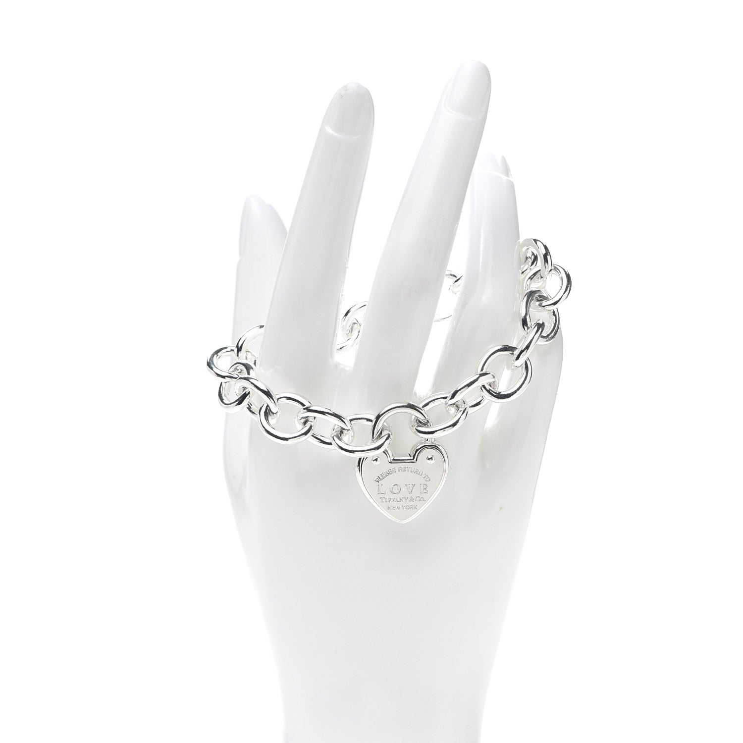 Tiffany Sterling Silver Return to Tiffany Love Lock Bracelet 2 of 5