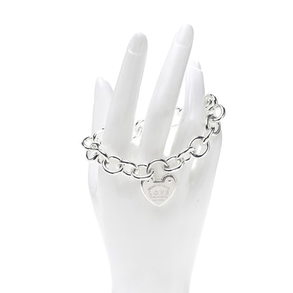 Tiffany Sterling Silver Return to Tiffany Love Lock Bracelet 2 of 5
