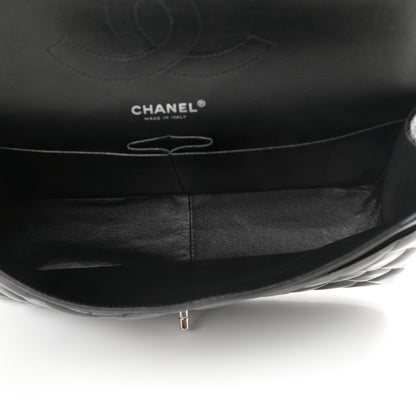 Chanel Patent Quilted Jumbo Double Flap Black 5 of 16