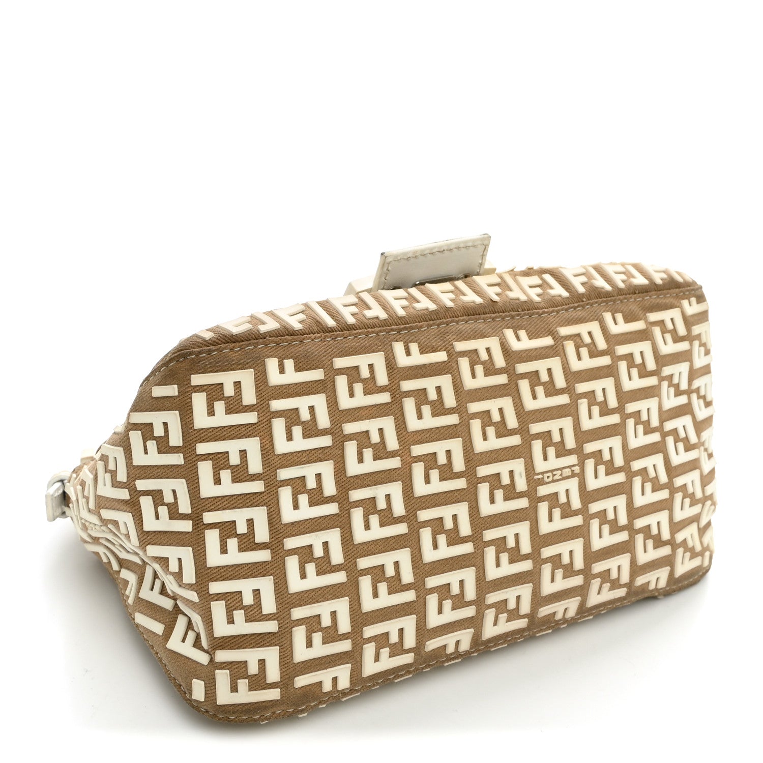 Fendi Zucchino Embellished Mini Mama Baguette Beige 4 of 10