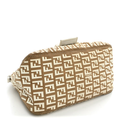 Fendi Zucchino Embellished Mini Mama Baguette Beige 4 of 10