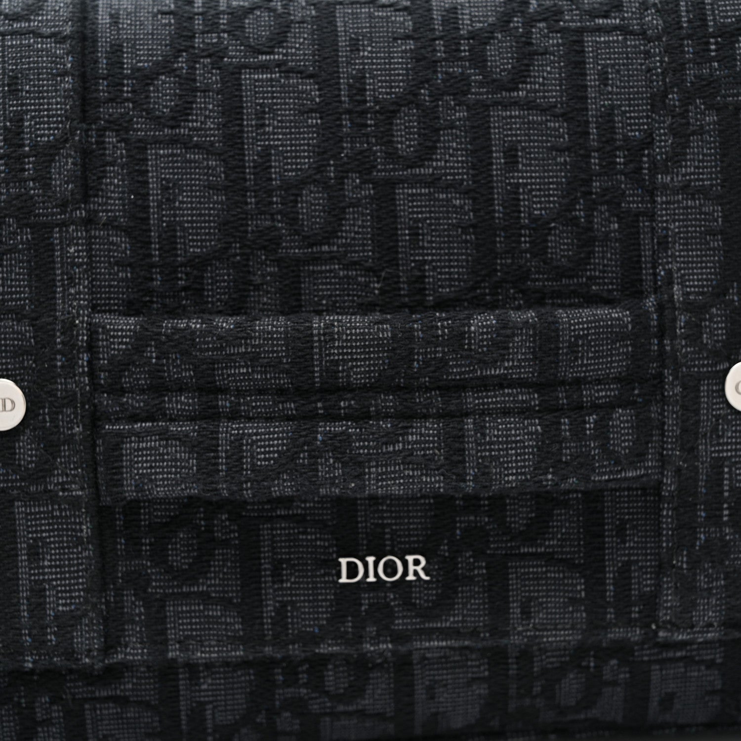 Christian Dior HOMME Oblique Canvas Flap Messenger Black 7 of 9