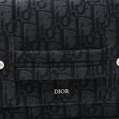 Christian Dior HOMME Oblique Canvas Flap Messenger Black 7 of 9