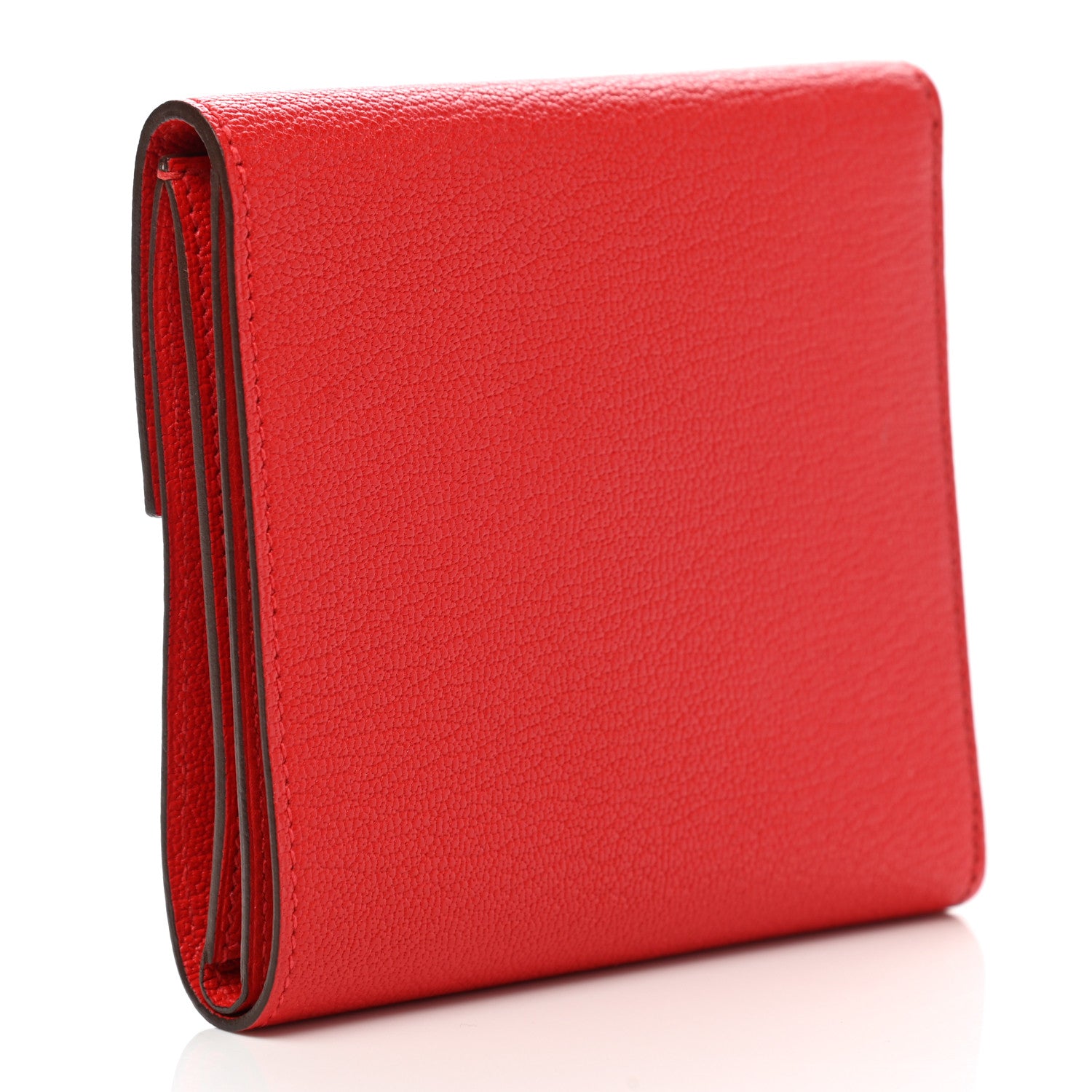 Hermes Chevre Mysore Clic 12 Wallet Rouge de Coeur 3 of 9