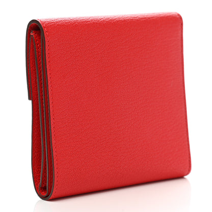 Hermes Chevre Mysore Clic 12 Wallet Rouge de Coeur 3 of 9