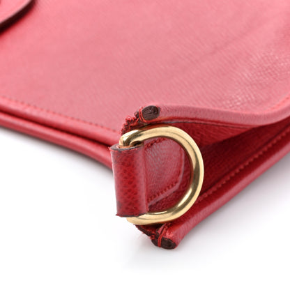 Hermes Courchevel Evelyne GM Rouge Vif 14 of 18