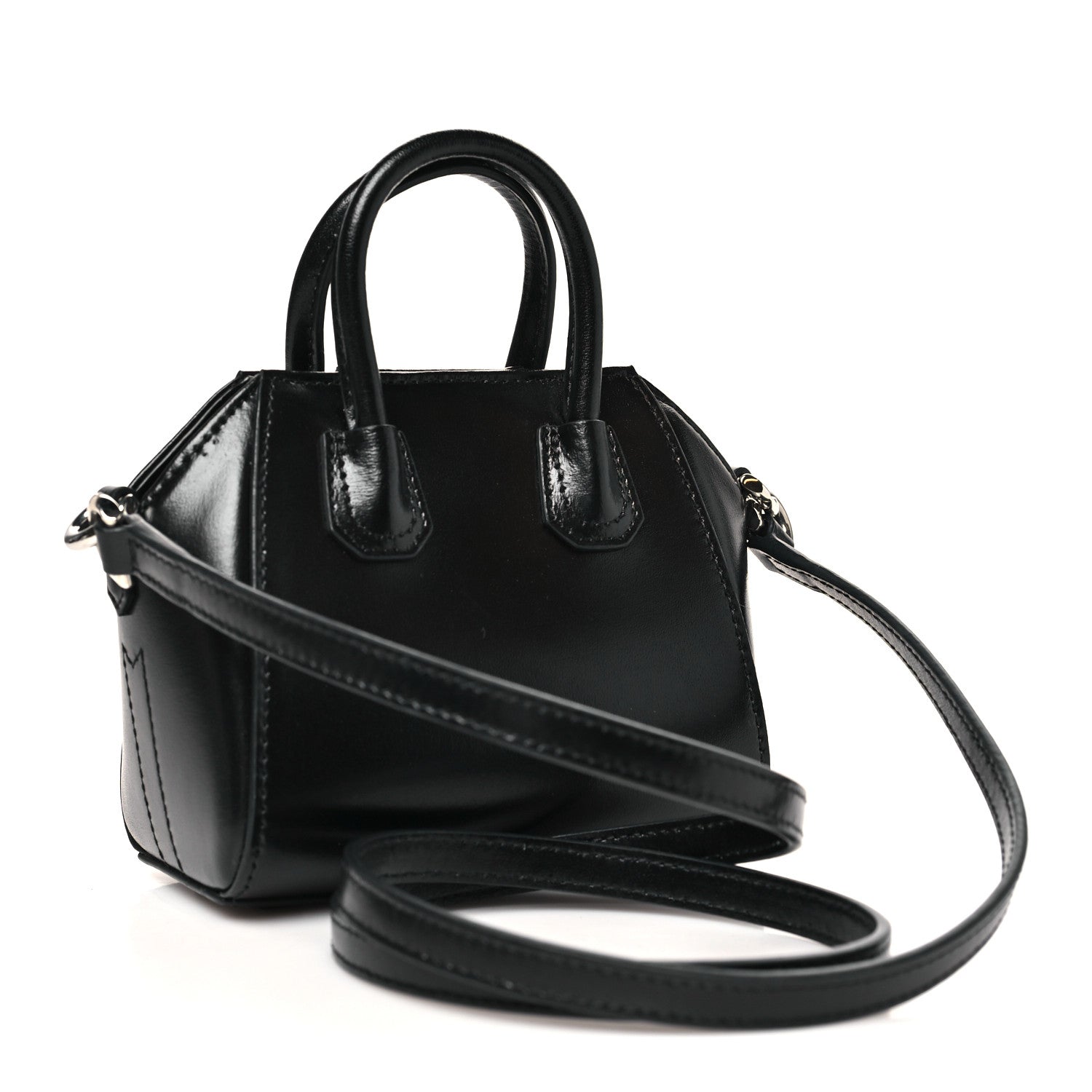 Givenchy Shiny Lord Calfskin Micro Antigona Black 3 of 10