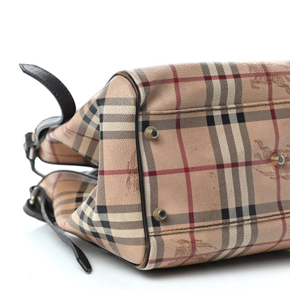 Burberry Haymarket Check Large Canterbury Tote Chocolate 7 of 9
