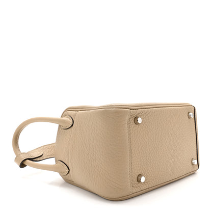 Hermes Taurillon Clemence Mini Lindy 20 Trench 4 of 11