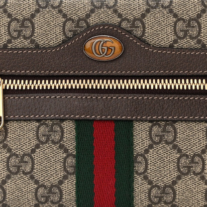 Gucci GG Supreme Monogram Web Small Ophidia Belt Bag 75 30 Dark Brown 9 of 11