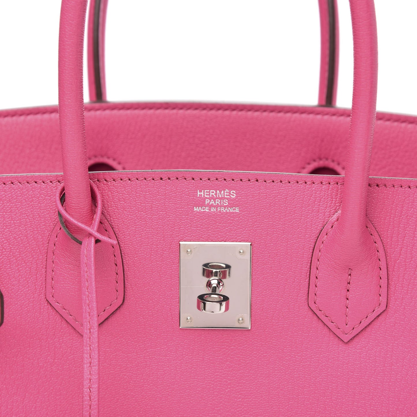 Chevre Mysore Birkin 30 Rose Shocking