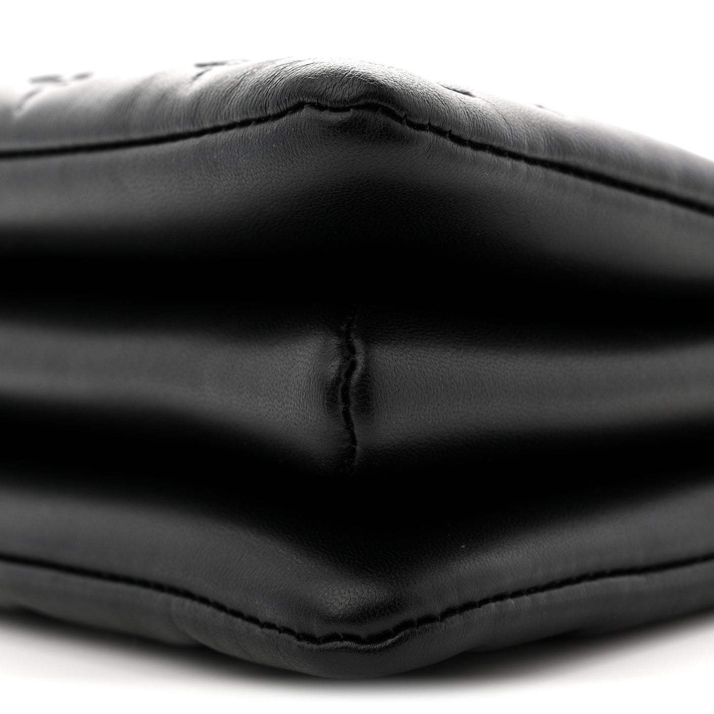 Lambskin Embossed Monogram Coussin BB Black