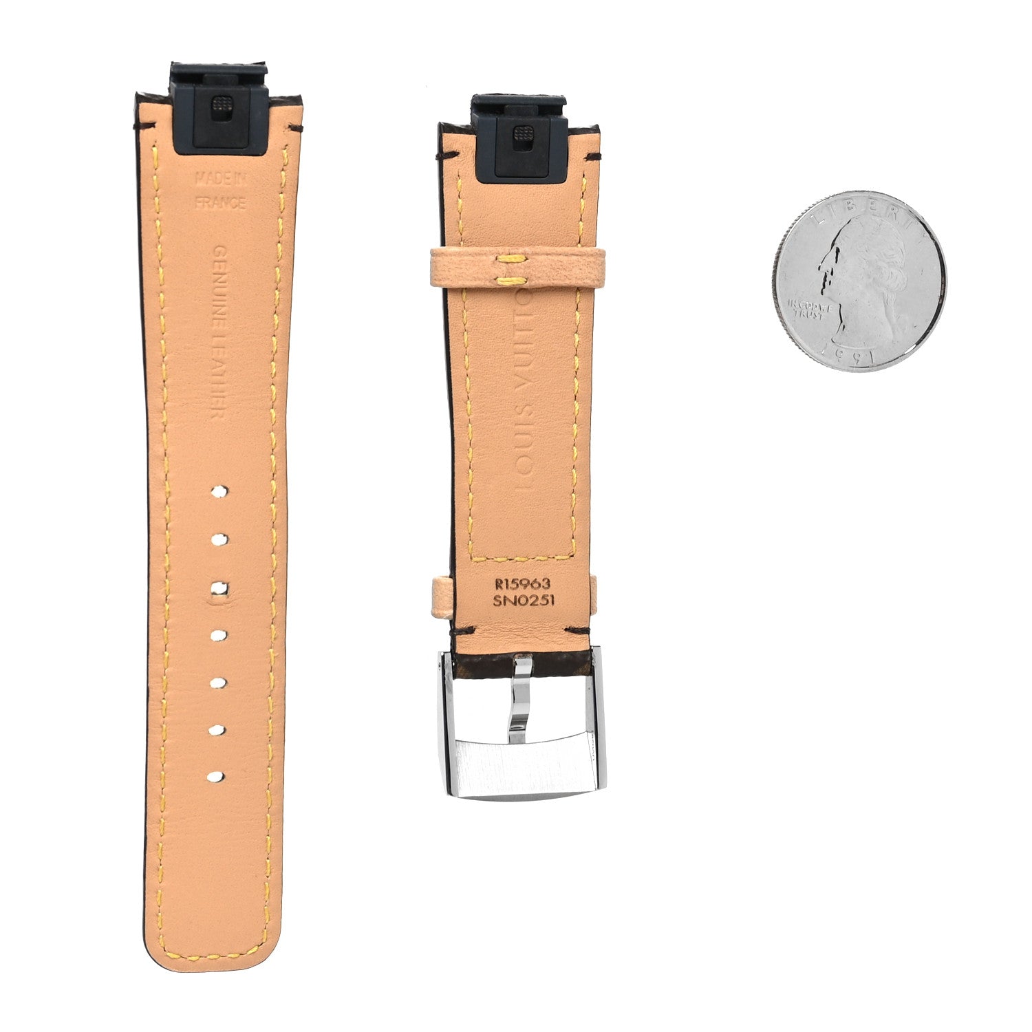 Louis Vuitton Monogram Tambour 10mm Watch Strap 2 of 5