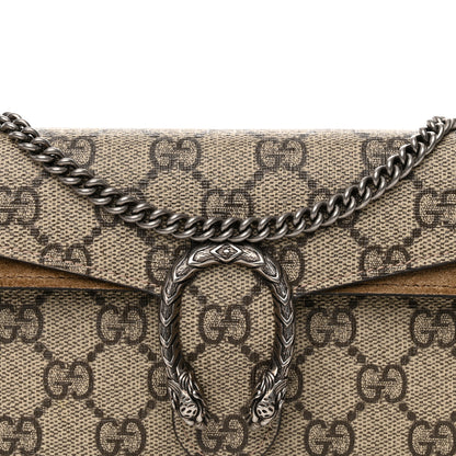 Gucci GG Supreme Monogram Super Mini Dionysus Shoulder Bag Taupe 8 of 12