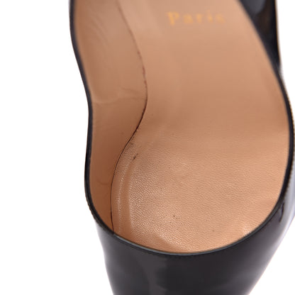 Christian Louboutin Patent Pigalle 100 Pumps 40 Black 12 of 17