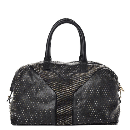 Saint Laurent Calfskin Studded Sac Y Rock Black 1 of 8