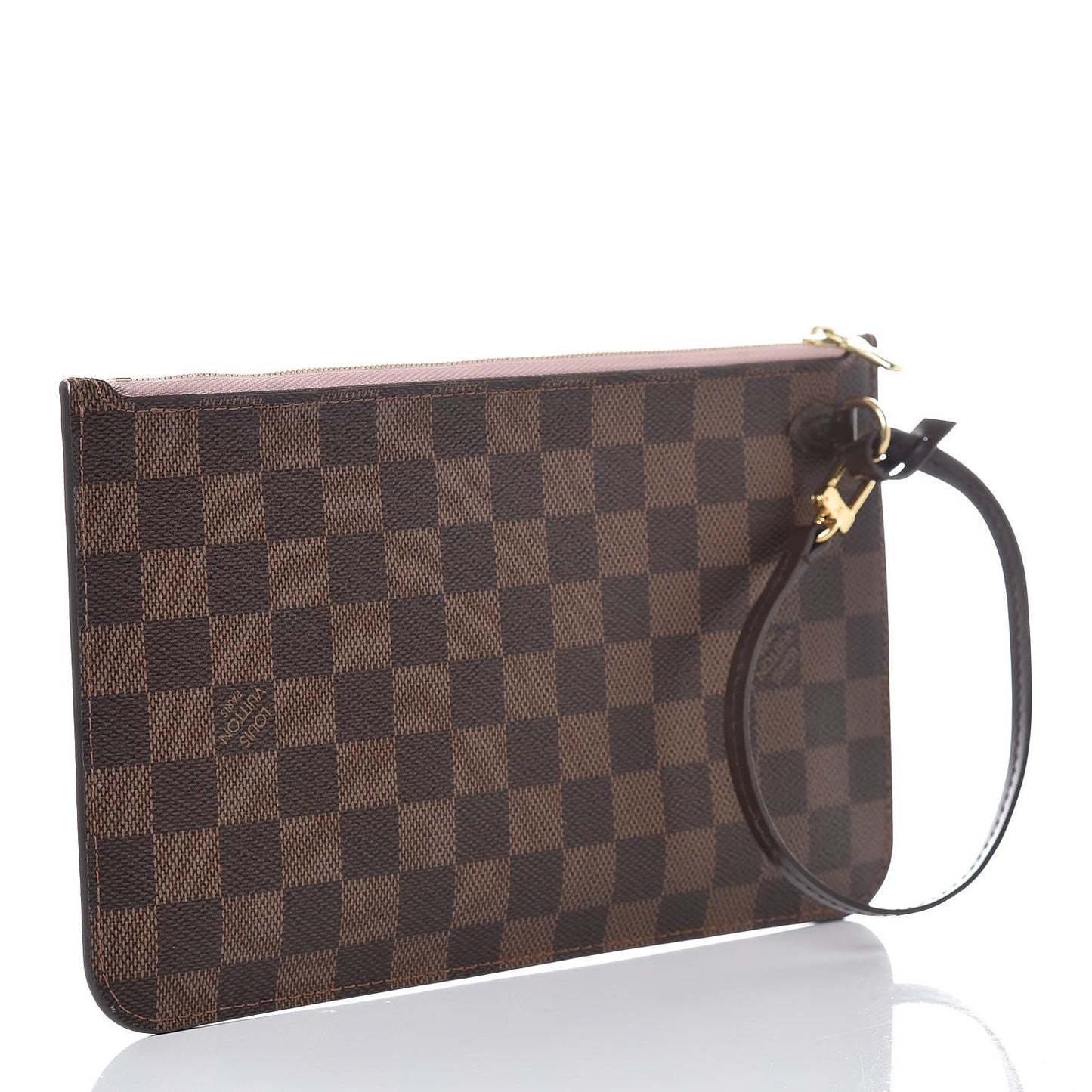 Damier Ebene Neverfull MM GM Pochette Rose Ballerine