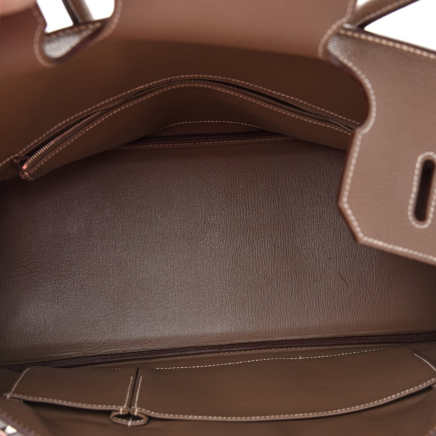 Taurillon Clemence JPG Shoulder Birkin II 42 Etoupe