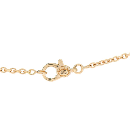 Christian Dior 18K Yellow Gold Diamond Mother of Pearl Rose Des Vents Medallion Necklace 5 of 8