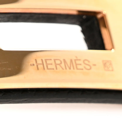 Hermes Epsom Kelly Belt Black 5 of 8