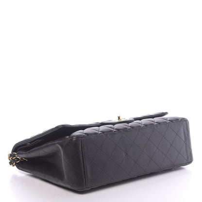 Chanel Lambskin Quilted Maxi Double Flap Black 4 of 13