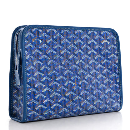 Goyard Goyardine Jouvence Toiletry Pouch Sky Blue 3 of 13