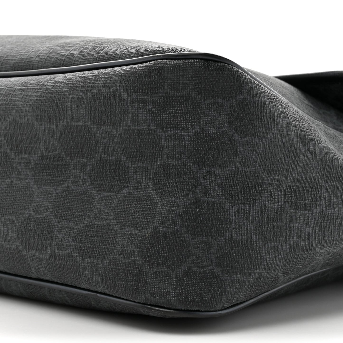 GG Plus Monogram Medium Flap Messenger Bag Black