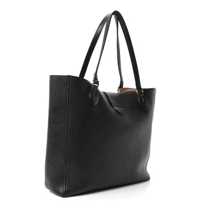 Gucci Grained Calfskin Small Dahlia Tote Black 4 of 11