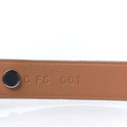 Hermes Swift Mini Dog Double Tour Bracelet T1 White 4 of 5