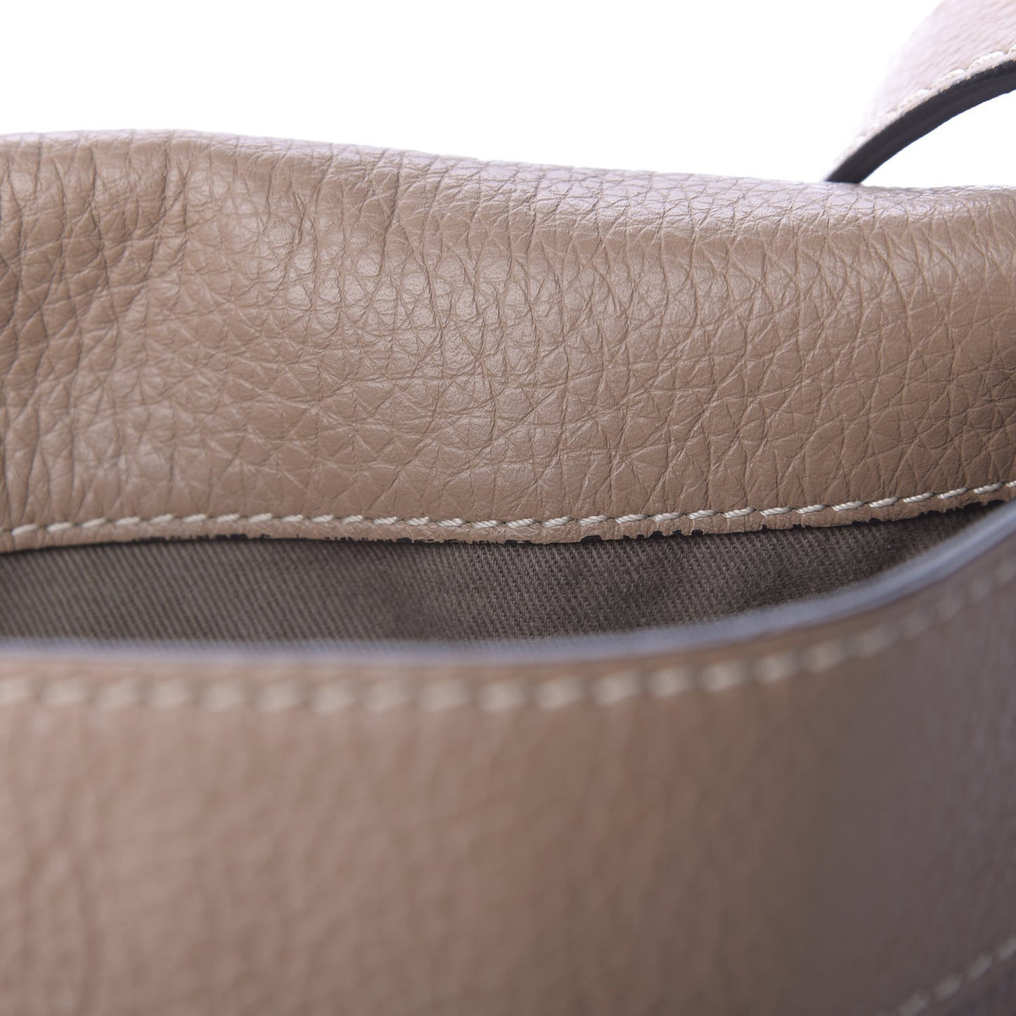 Calfskin Medium Marcie Round Crossbody Bag Nut