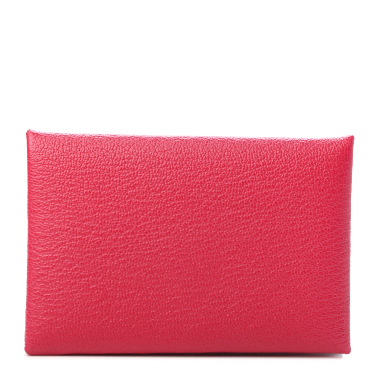 Hermes Chevre Mysore Verso Calvi Card Case Framboise Rouge H 1 of 4