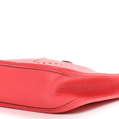 Hermes Taurillon Clemence Evelyne TPM Rouge Pivoine 8 of 8