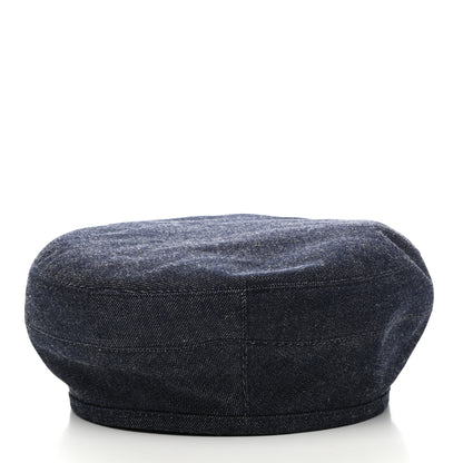 Hermes Denim Saint-Honore Beret 56 Indigo 4 of 10