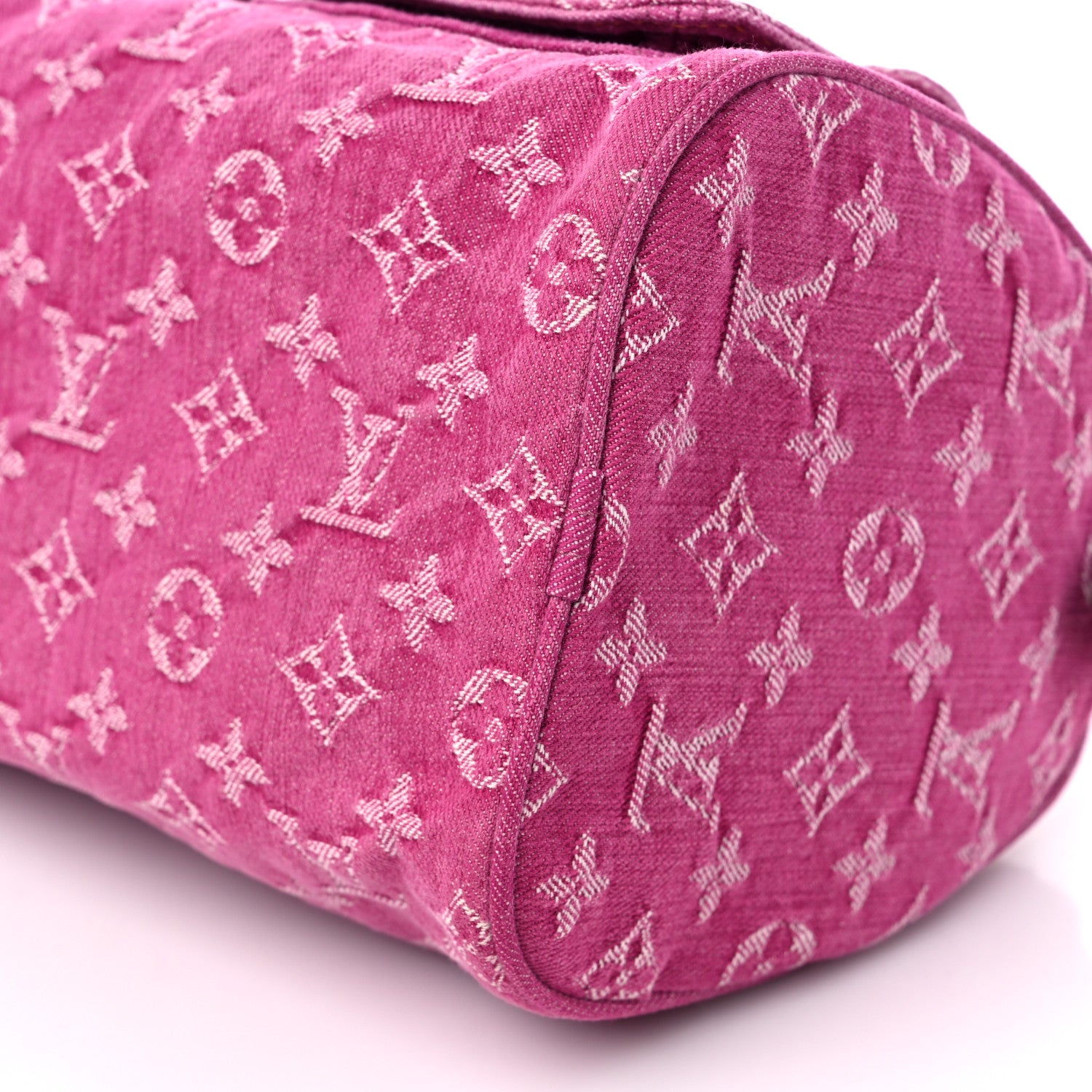 Louis Vuitton Monogram Denim Neo Speedy Fuchsia 8 of 11