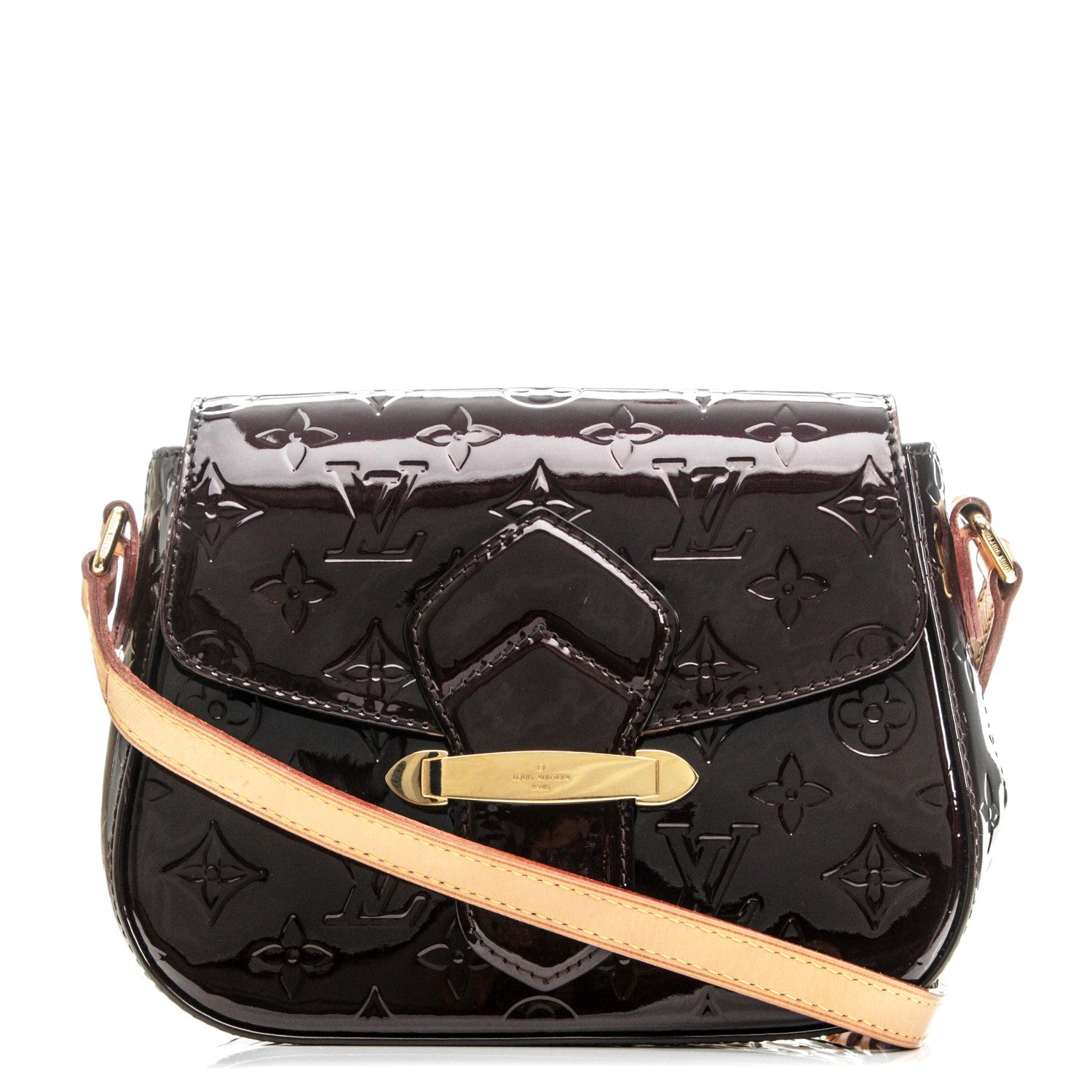 Louis Vuitton Vernis Bellflower PM Amarante 1 of 7