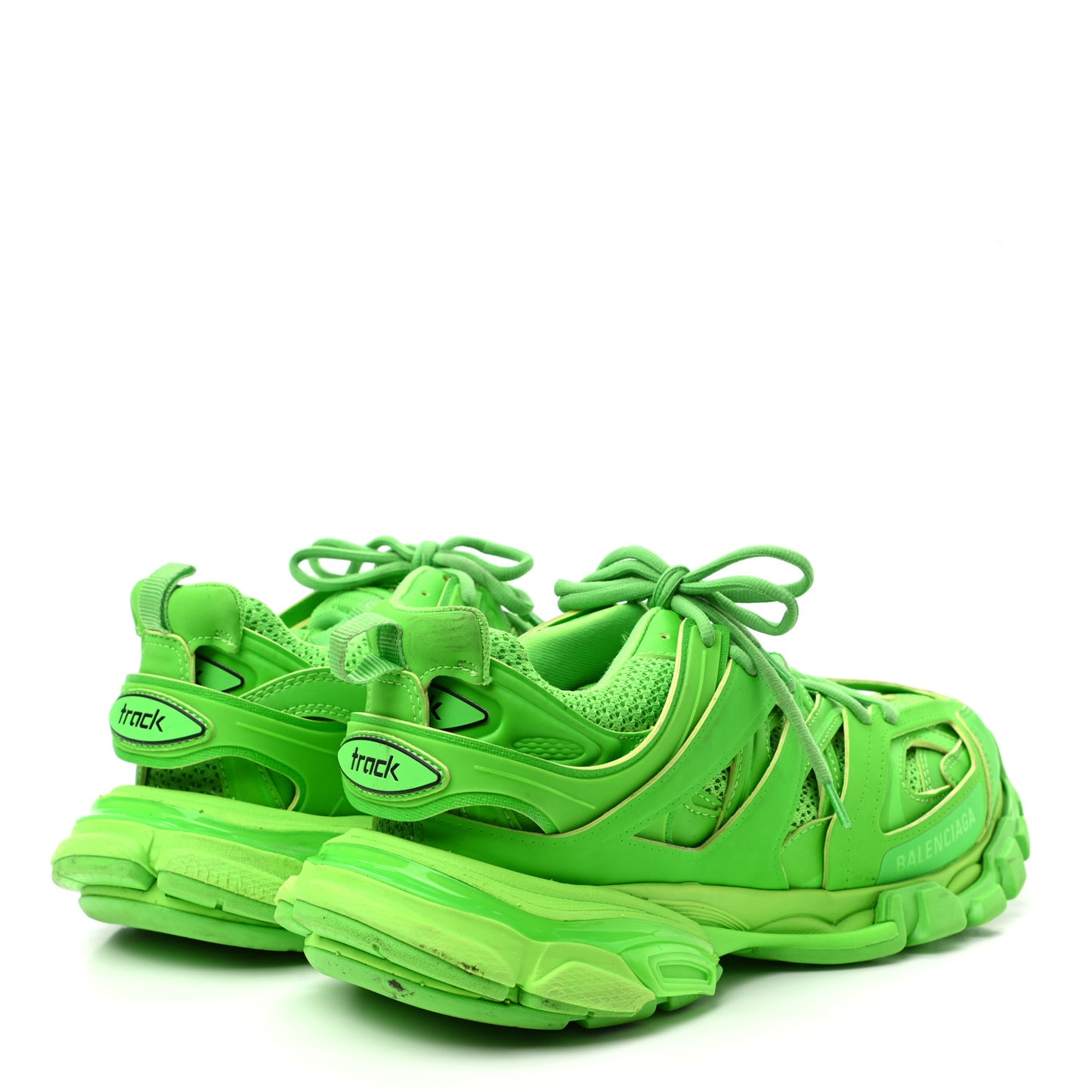 Mesh Nylon Mens Track Sneakers 40 Monocolor Fluo Green