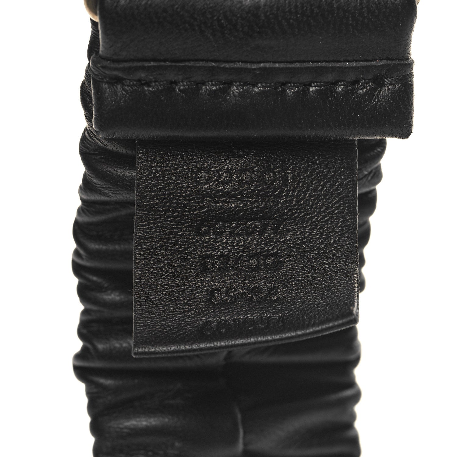 Gucci Calfskin Elastic Torchon Double G Belt 85 34 Black 4 of 4