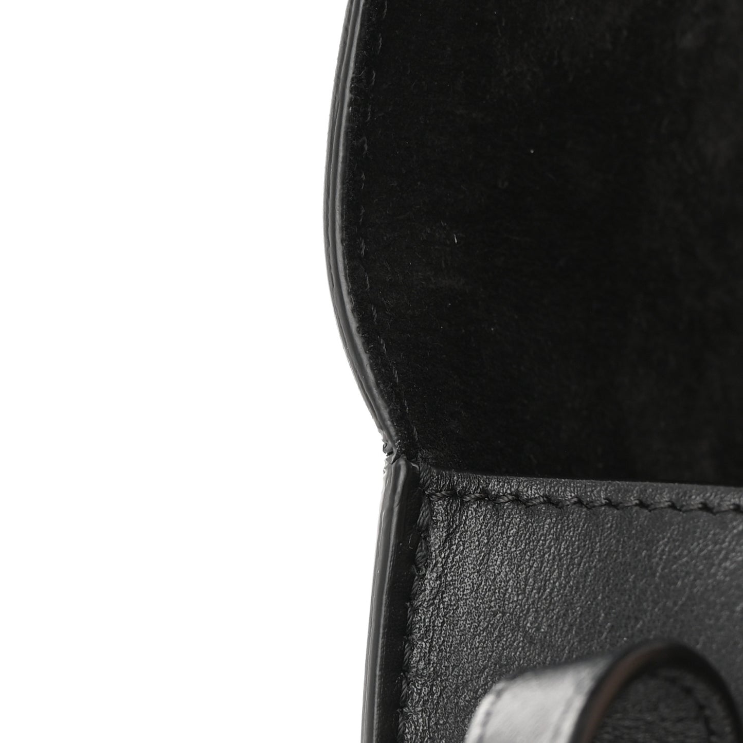Smooth Calfskin Cuir Triomphe Folco Crossbody Bag Black