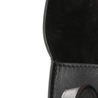 Celine Smooth Calfskin Cuir Triomphe Folco Crossbody Bag Black 14 of 17