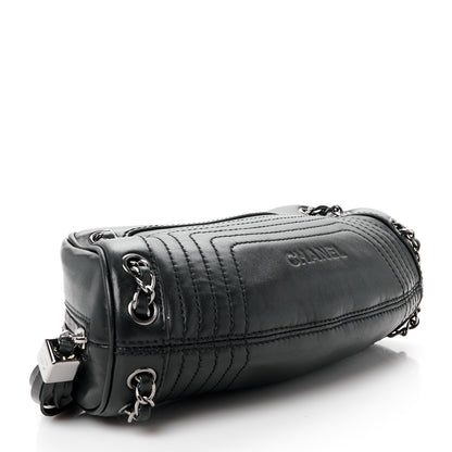 Chanel Lambskin Lax Small Tassel Shoulder Bag Black 4 of 10