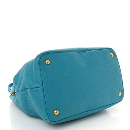 Prada Vitello Daino Tote Turchese 4 of 11