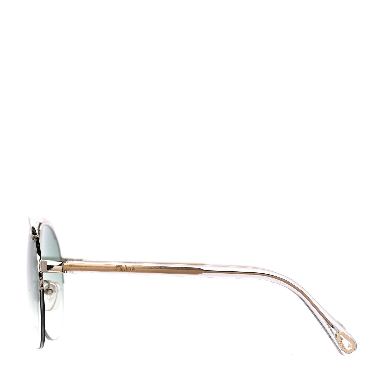 Chloe Mirrored Romie Aviator Sunglasses CE152S Blue 2 of 7