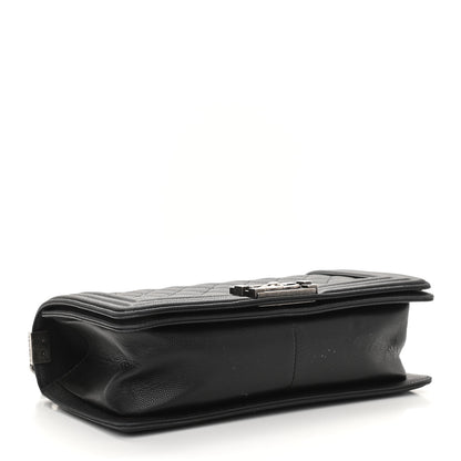 Chanel Caviar Quilted Medium Boy Flap Black 4 of 11